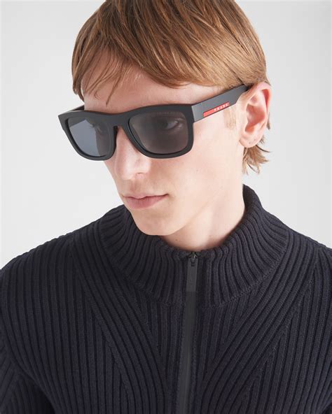 Lens: Black Prada Linea Rossa Active Sunglasses .